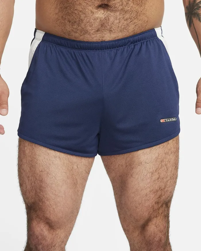 Men Nike Shorts Track Club Midnight Navysummit Whiteblack