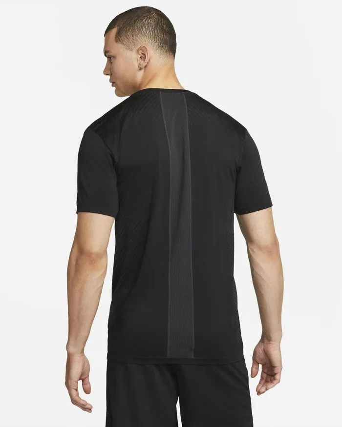 Men Nike Tops And TShirts DriFIT Blackdark Smoke Greydark Grey