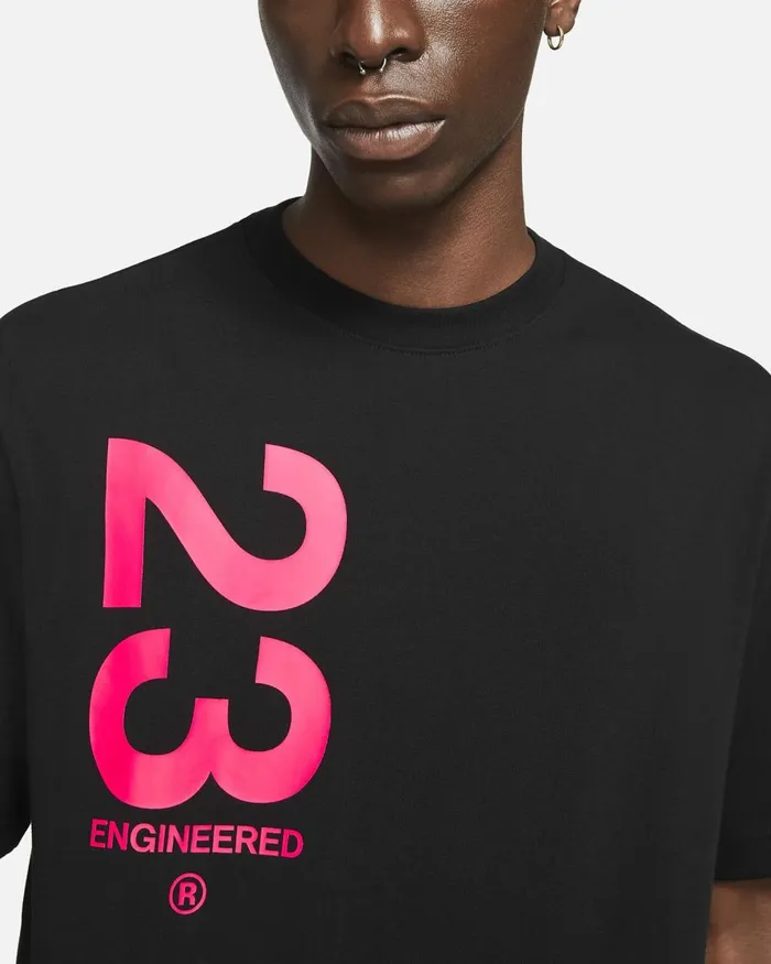 Men Nike Tops And TShirts Jordan 23 Engineered Black