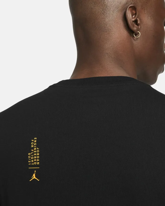 Men Nike Tops And TShirts Jordan 23 Engineered Black