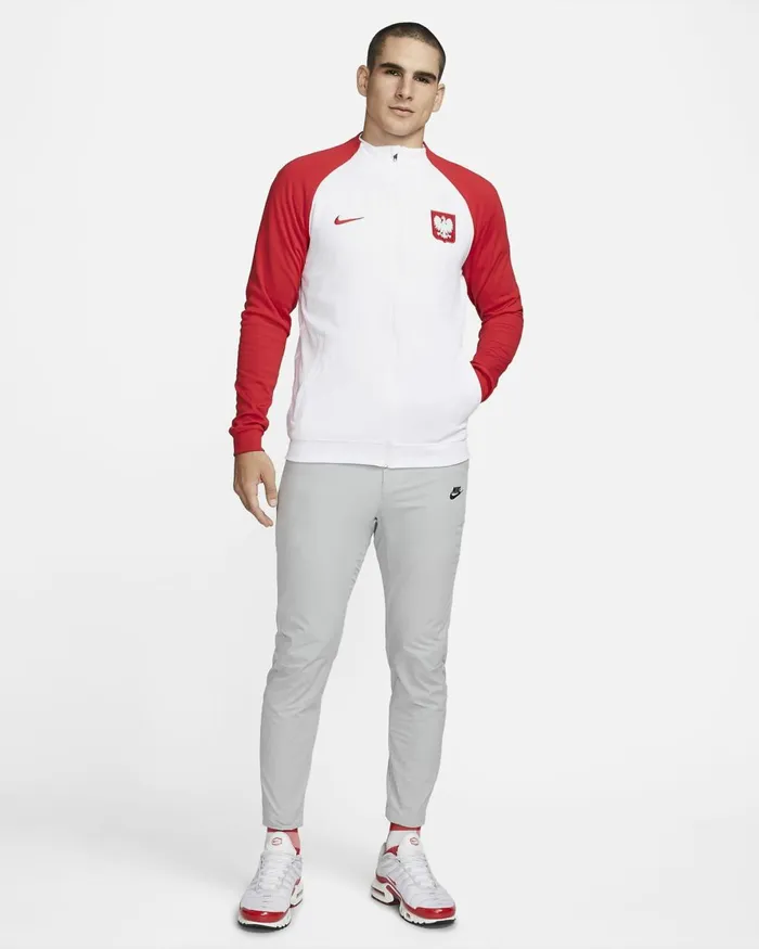 Men Nike Tracksuits Poland Academy Pro Whitesport Red