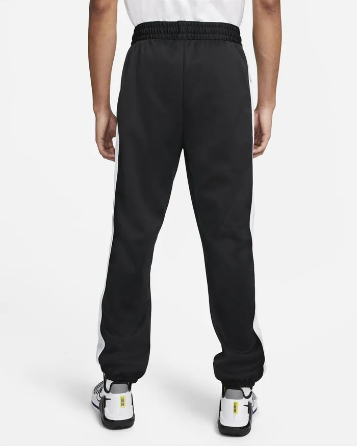Men Nike Trousers And Tights Starting 5 Blackwhitedark Smoke Grey