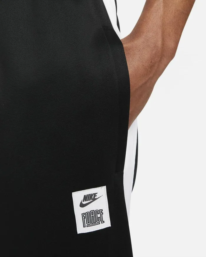 Men Nike Trousers And Tights Starting 5 Blackwhitedark Smoke Grey