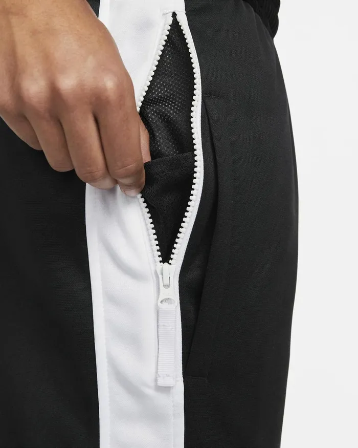 Men Nike Trousers And Tights Starting 5 Blackwhitedark Smoke Grey