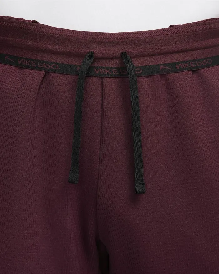 Men Nike Trousers And Tights Therma Sphere Night Maroonblack
