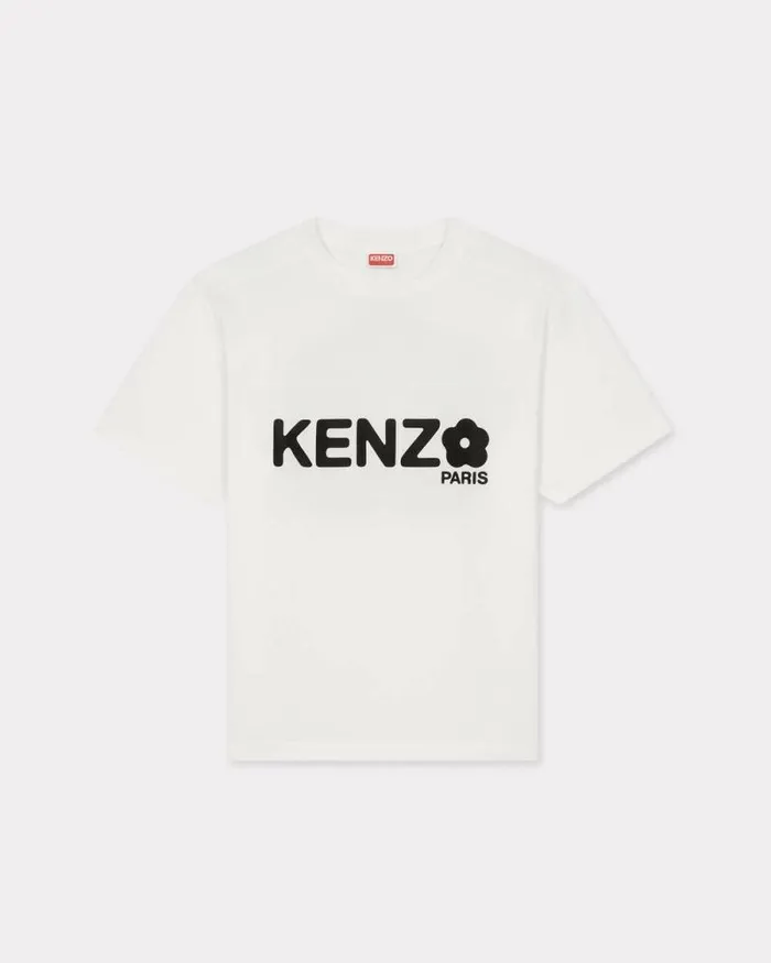 Men Oversize 039Boke Flower 20039 Tshirt Off White Kenzo Tshirts And Polos