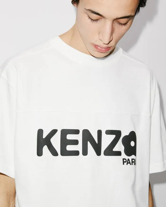 Men Oversize 039Boke Flower 20039 Tshirt Off White Kenzo Tshirts And Polos