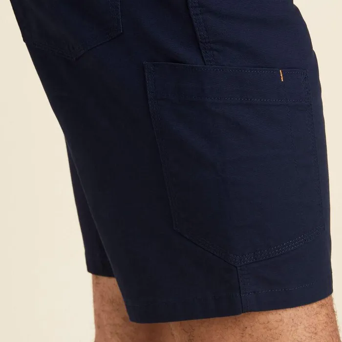 Men Pants and Shorts Ariat Rebar DuraStretch Made Tough 10quot Short Navy