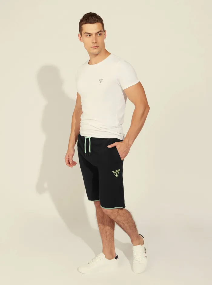 Men Pants and Shorts GUESS Eco Black Bermuda Active Shorts Men Pants and Shorts GUESS Eco Black Bermuda Active Shorts