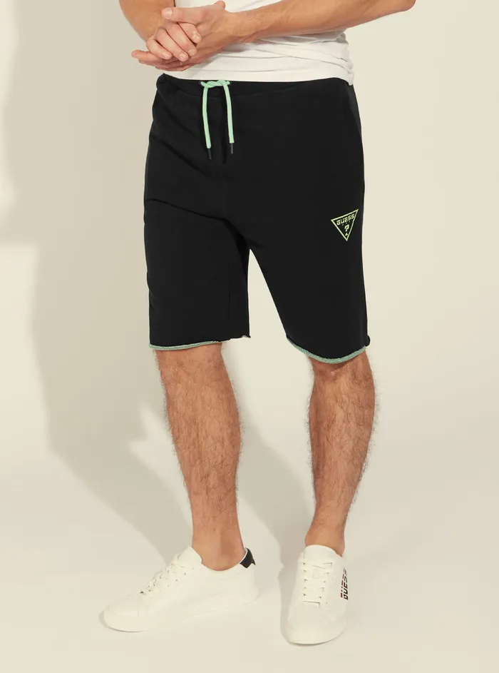 Men Pants and Shorts GUESS Eco Black Bermuda Active Shorts Men Pants and Shorts GUESS Eco Black Bermuda Active Shorts