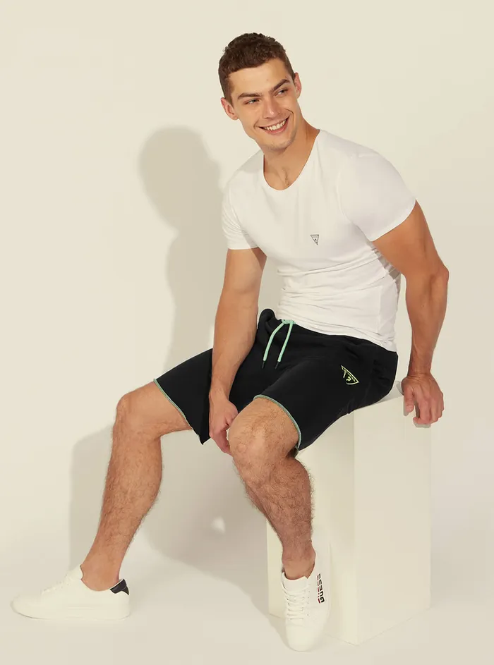 Men Pants and Shorts GUESS Eco Black Bermuda Active Shorts Men Pants and Shorts GUESS Eco Black Bermuda Active Shorts