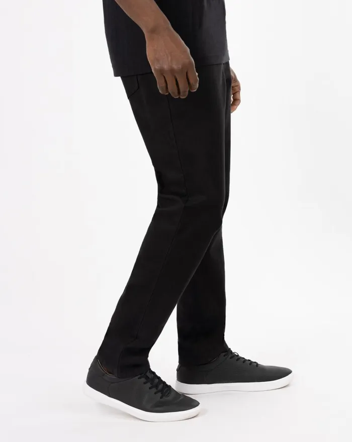 Men Pants TravisMathew CLOUD DENIM PANT Black Men Pants TravisMathew CLOUD DENIM PANT Black