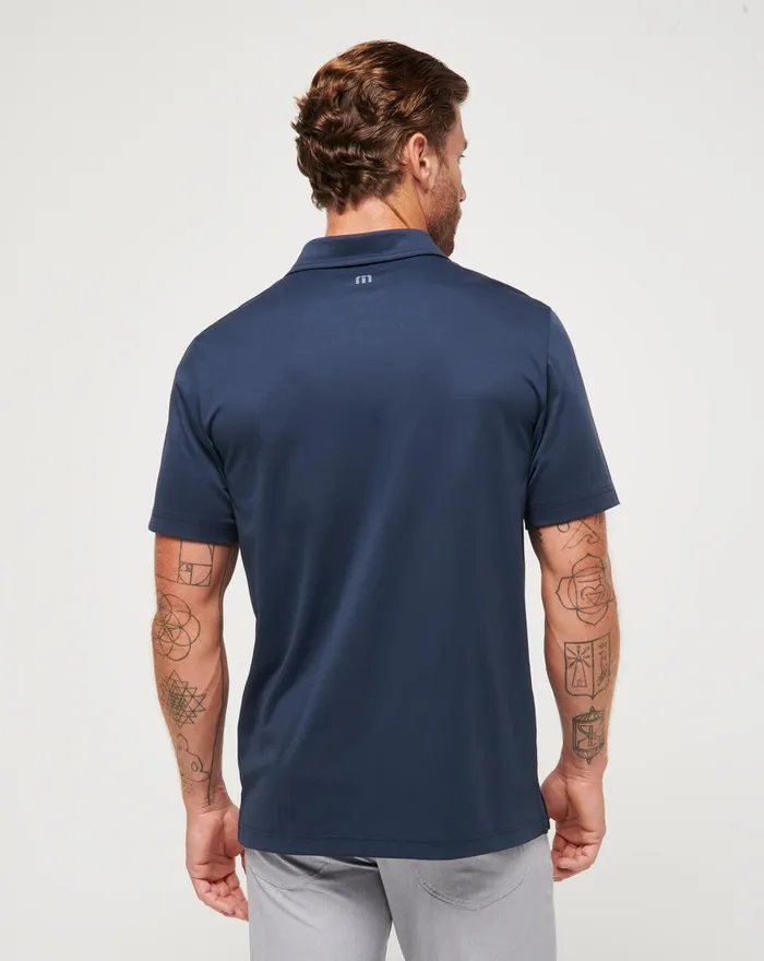 Men Polos TravisMathew PIER RUNNER POLO Total Eclipse Men Polos TravisMathew PIER RUNNER POLO Total Eclipse