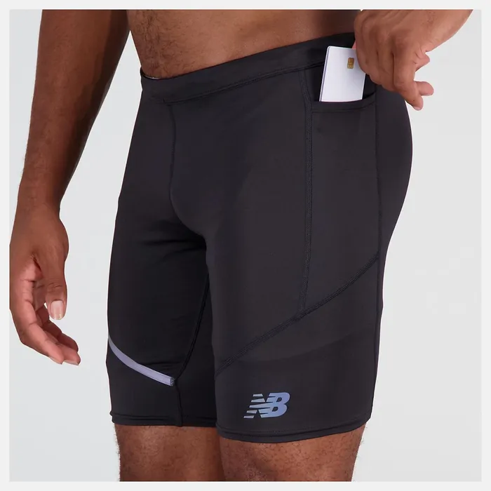Men Q Speed 9 Inch 12 Tight Black New Balance Shorts Men Q Speed 9 Inch 12 Tight Black New Balance Shorts