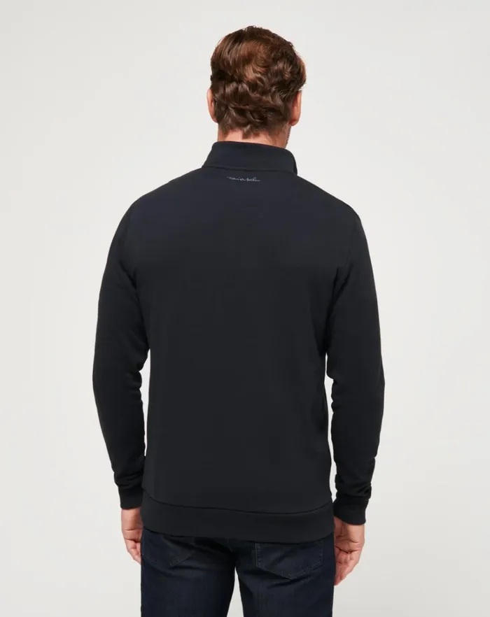 Men Quarter Zips TravisMathew CLOUD QUARTER ZIP 20 Black Men Quarter Zips TravisMathew CLOUD QUARTER ZIP 20 Black
