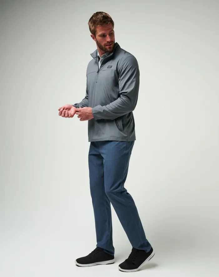 Men Quarter Zips TravisMathew WANDERLUST QUARTER ZIP Quiet Shade Men Quarter Zips TravisMathew WANDERLUST QUARTER ZIP Quiet Shade
