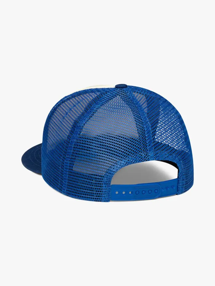 Men Rhude Hats AUTO RACING TRUCKER HAT Navyivory