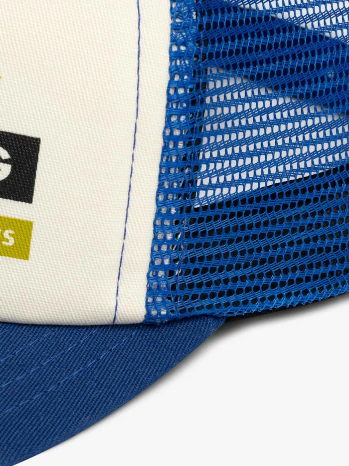 Men Rhude Hats AUTO RACING TRUCKER HAT Navyivory