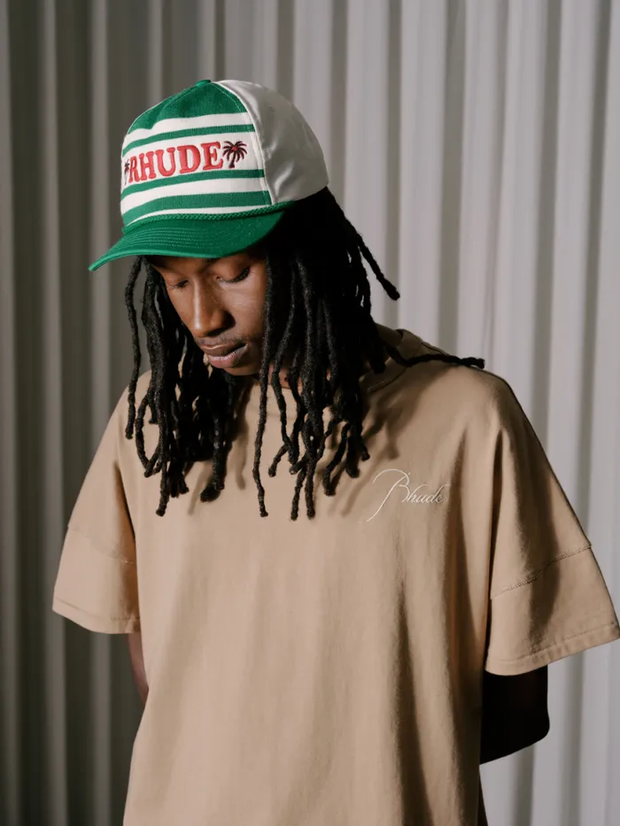 Men Rhude Hats BEACH CLUB HAT Greencream