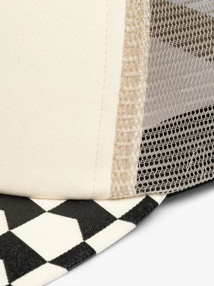 Men Rhude Hats CHEVRON RALLY TRUCKER HAT Offwhite