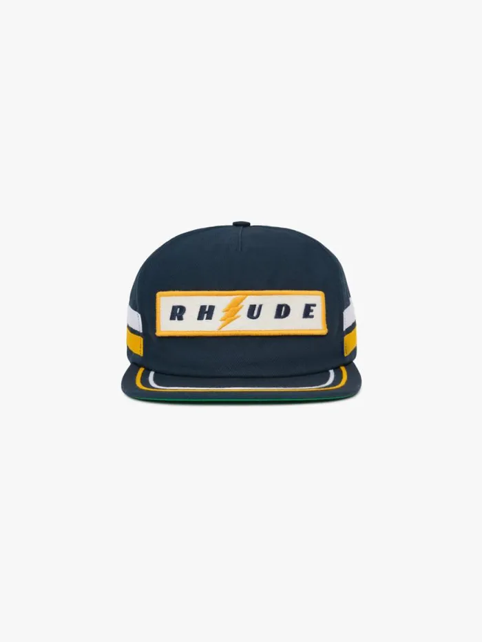 Men Rhude Hats LIGHTNING PANEL HAT Navy