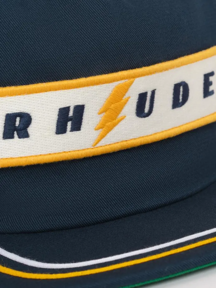Men Rhude Hats LIGHTNING PANEL HAT Navy