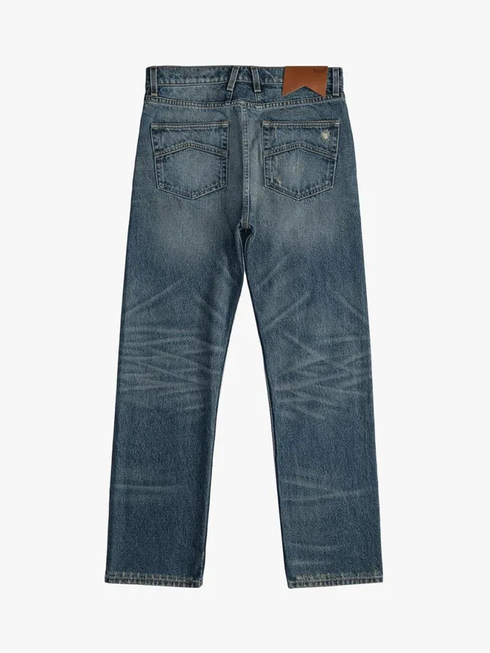 Men Rhude Pants 90S DENIM Dark Indigo