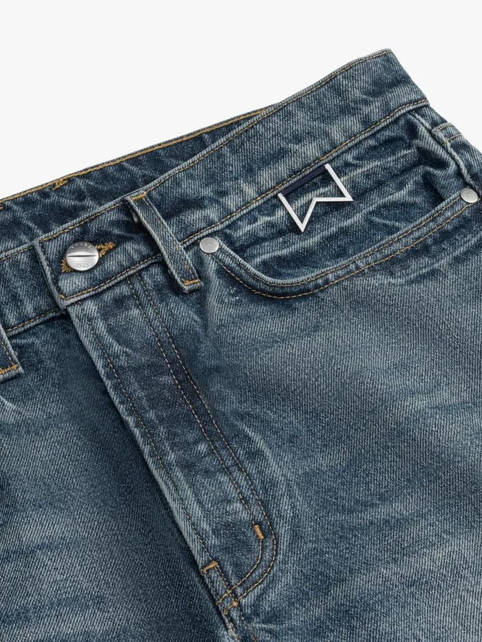 Men Rhude Pants 90S DENIM Dark Indigo