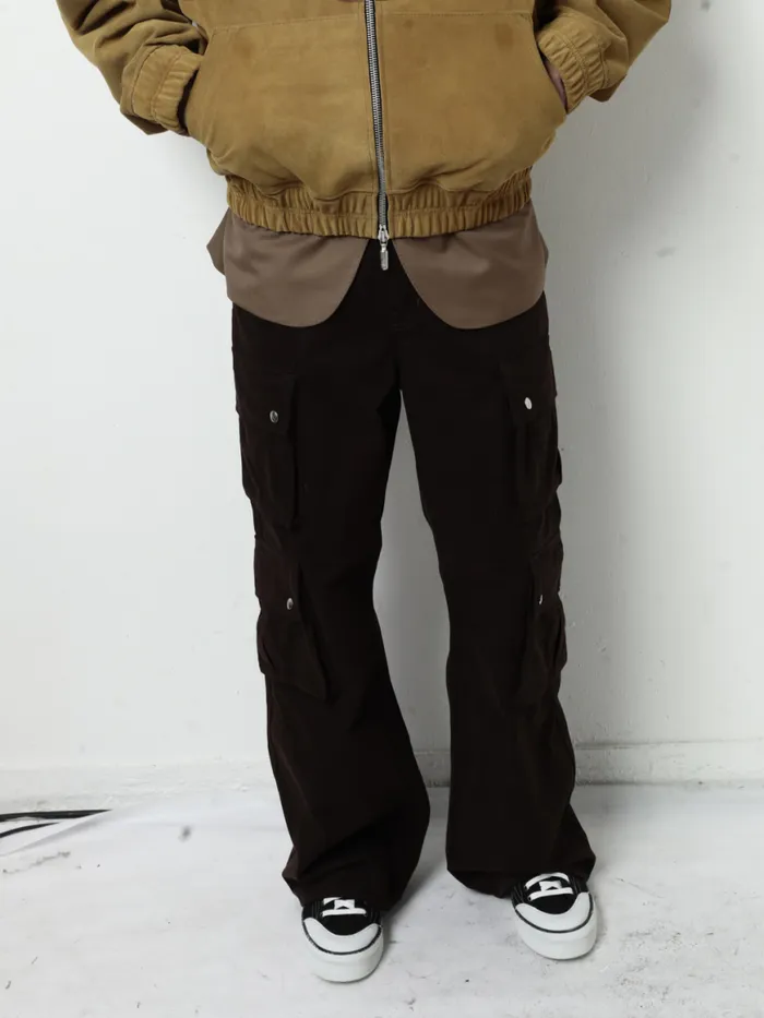 Men Rhude Pants DESERT CARGOS Brown