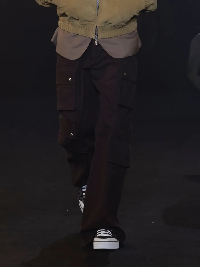Men Rhude Pants DESERT CARGOS Brown