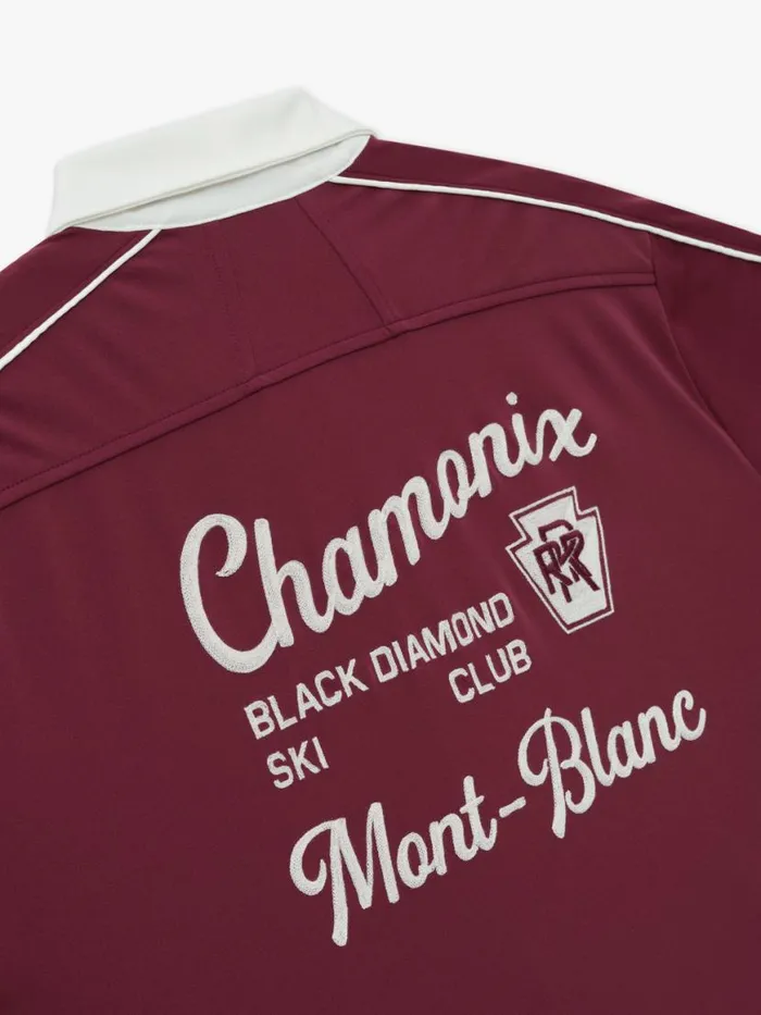 Men Rhude Shirts MONTBLANC BOWLING SHIRT Maroonwhite Men Rhude Shirts MONTBLANC BOWLING SHIRT Maroonwhite