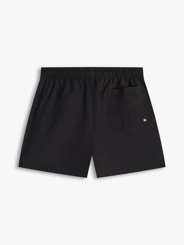Men Rhude Shorts CREST SWIM TRUNKS Black