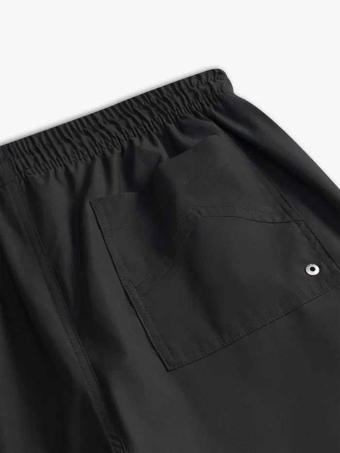 Men Rhude Shorts CREST SWIM TRUNKS Black