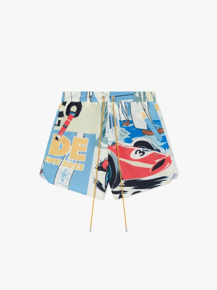 Men Rhude Shorts MONACO SPORT SHORT Multi