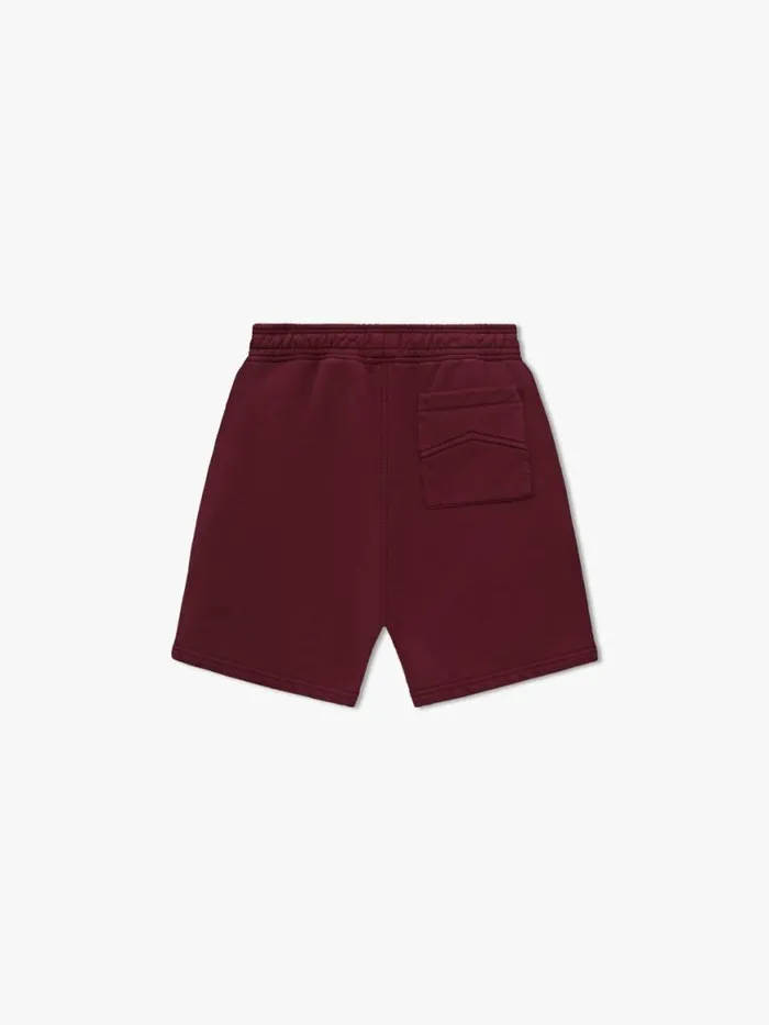 Men Rhude Shorts SWEAT SHORTS Burgundy