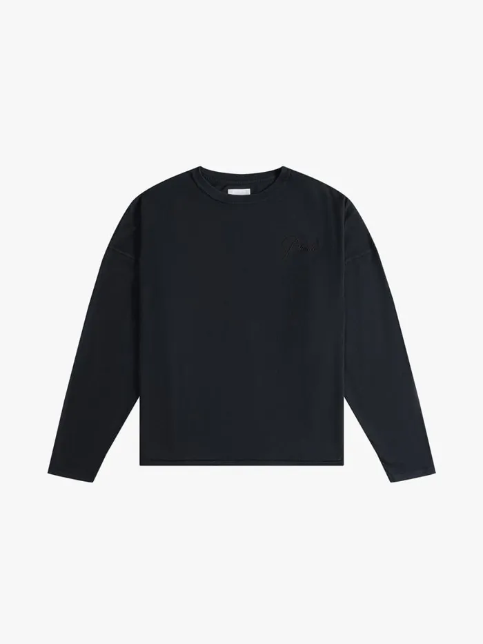 Men Rhude Tees LS REVERSE TEE Black