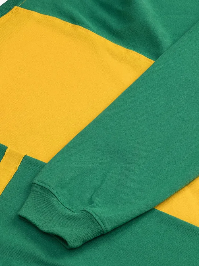 Men Rhude Tees SAO PAULO LONG SLEEVE TEE Yellowgreen