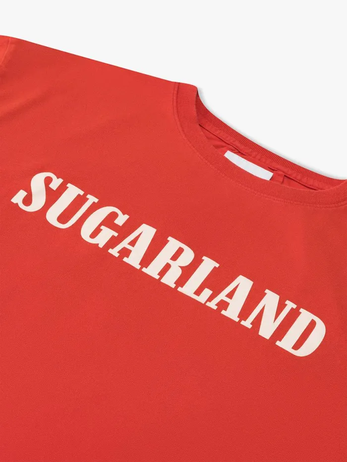 Men Rhude Tees SUGARLAND TEE Red