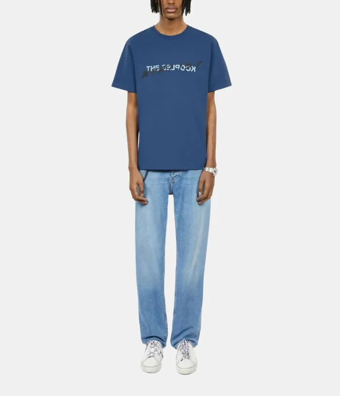 Men Royal Blue What Is Tshirt THE KOOPLES Tshirts