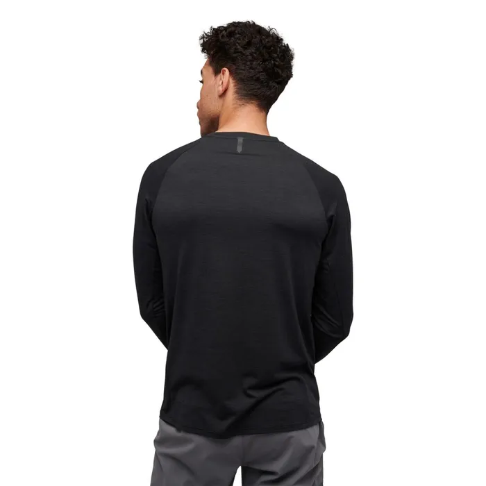 Men Shirts Black Diamond Lightwire LS Tech Tee