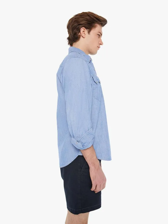 Men Shirts Mother Denim The Sawdust Blue medium