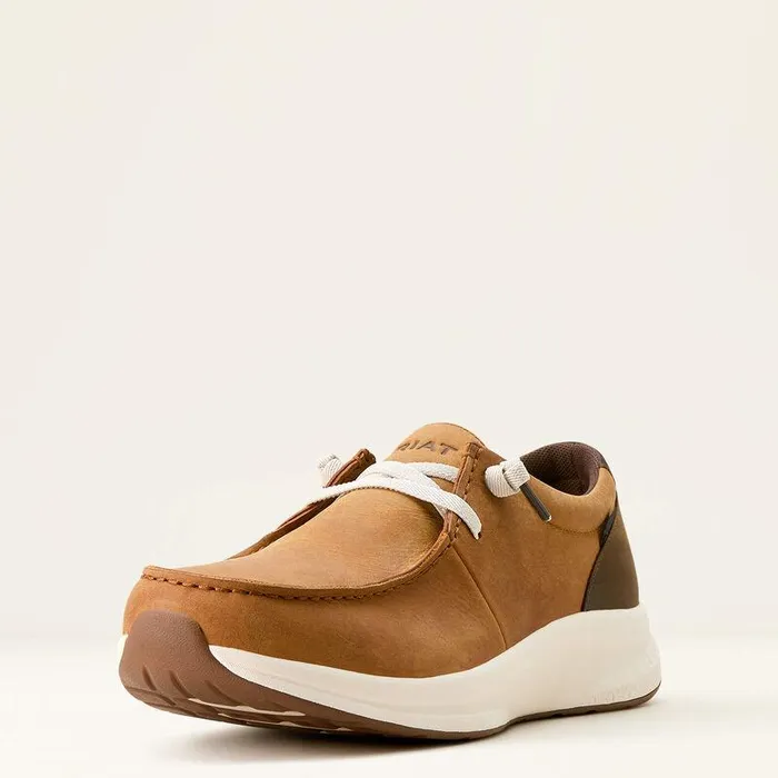 Men Shoes and Sneakers Ariat Buckeye Waterproof Shoe Sunset Wheatdark Coffee