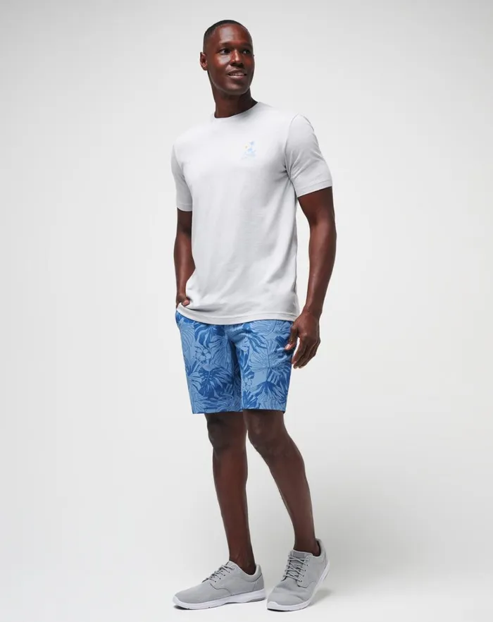 Men Shorts TravisMathew ANKLE POUNDERS SHORT 9IN Quiet Harbor Men Shorts TravisMathew ANKLE POUNDERS SHORT 9IN Quiet Harbor