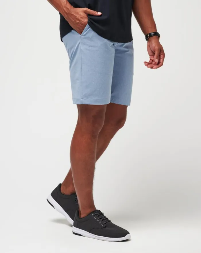 Men Shorts TravisMathew BECK SHORT 95IN Blue Men Shorts TravisMathew BECK SHORT 95IN Blue