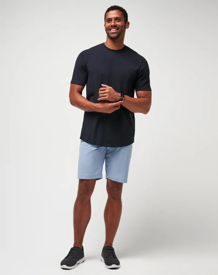 Men Shorts TravisMathew BECK SHORT 95IN Blue Men Shorts TravisMathew BECK SHORT 95IN Blue