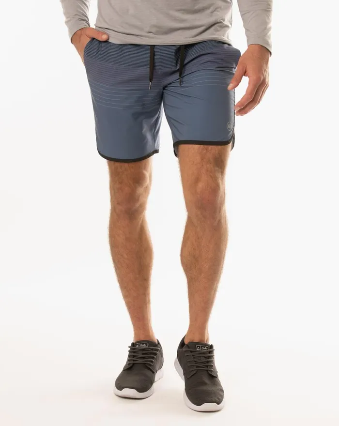 Men Shorts TravisMathew GO TIME ACTIVE SHORT 75IN Vintage Indigo
