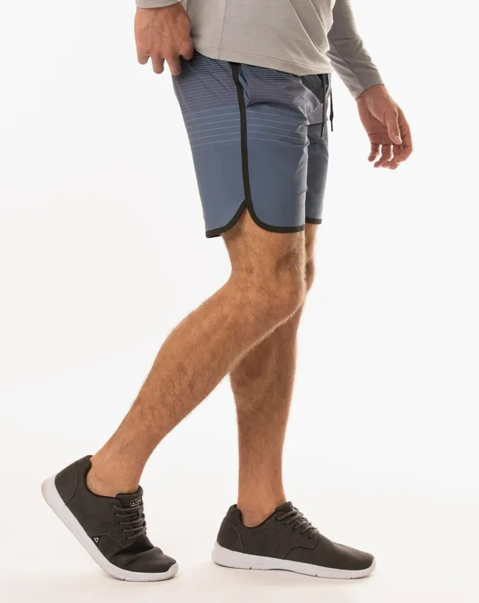 Men Shorts TravisMathew GO TIME ACTIVE SHORT 75IN Vintage Indigo Men Shorts TravisMathew GO TIME ACTIVE SHORT 75IN Vintage Indigo