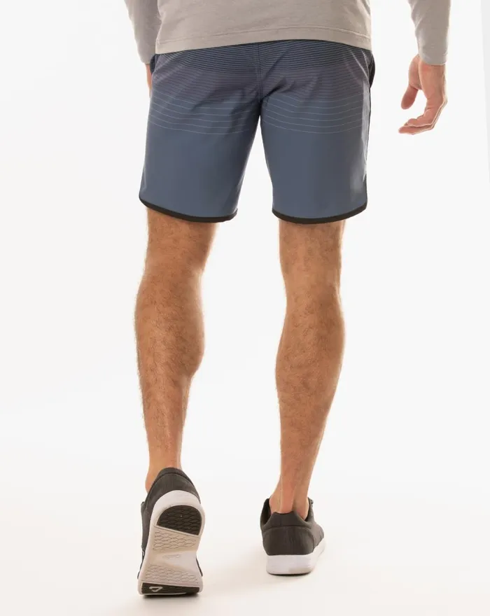 Men Shorts TravisMathew GO TIME ACTIVE SHORT 75IN Vintage Indigo Men Shorts TravisMathew GO TIME ACTIVE SHORT 75IN Vintage Indigo