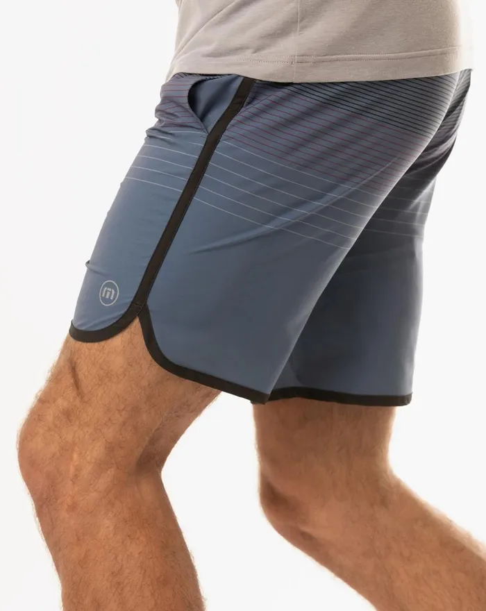 Men Shorts TravisMathew GO TIME ACTIVE SHORT 75IN Vintage Indigo Men Shorts TravisMathew GO TIME ACTIVE SHORT 75IN Vintage Indigo