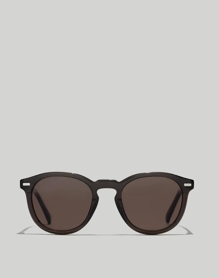 Men Sunglasses Madewell Round Acetate Sunglasses True Black
